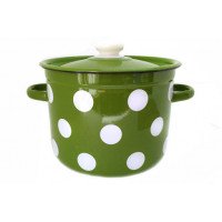 Каструля Idilia 5,5 л 1617/4 Білий горох Зелений 40128
