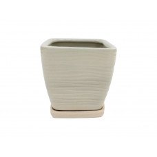 Набір горщиків КООП Дієго 4 пр h-19/16/14/9 см Долото №2 Білий 0197