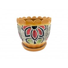 Набір горщиків КООП Ромашка 6 пр h-16/15/13/11/10/8 см Квітка Помаранч 0098