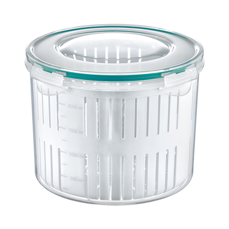 Контейнер Irak Plastik 2,5 л з друшляком LC-650 - Лаванда