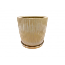 Горщик керамічний КООП Гоббі Долото №1 Пісковий 15 см 0180