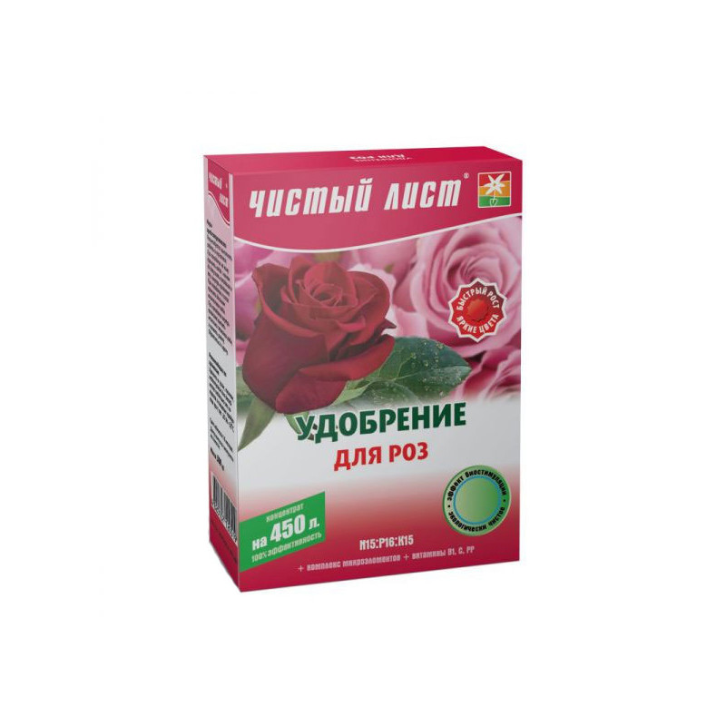 Добриво в кристалах Чистий Лист для Троянд 300 г КФ-190274 - Сірий/М’ятний