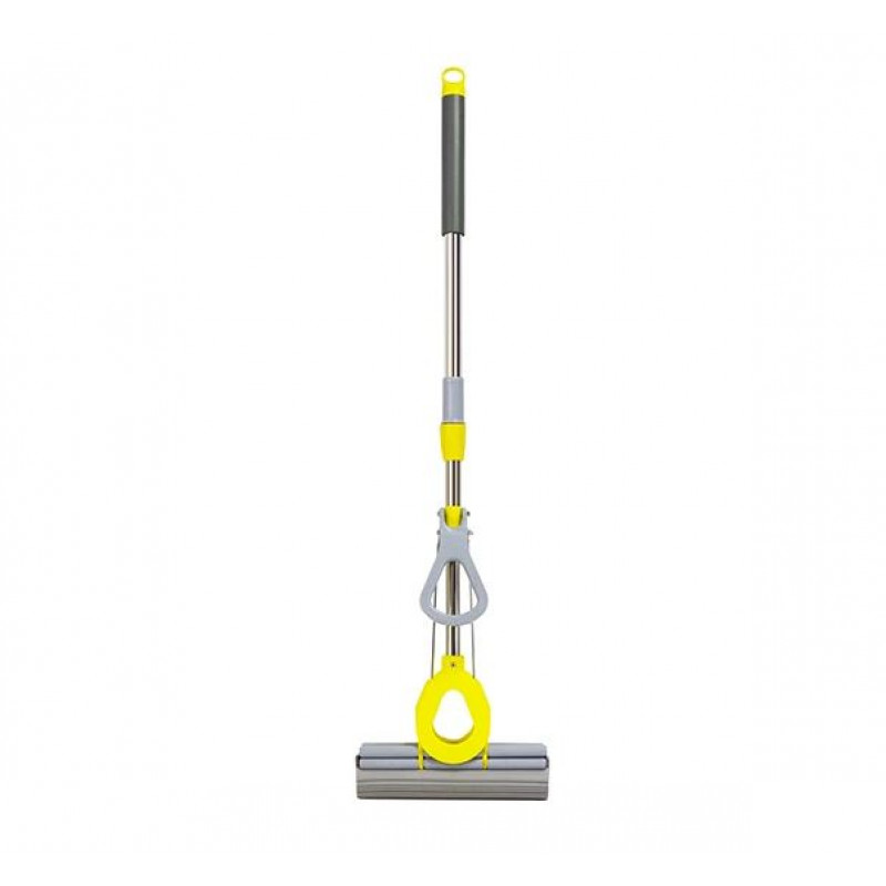 Швабра роликова з 2 віджимами Eco Fabric 33 см EF-3321 - Голубий