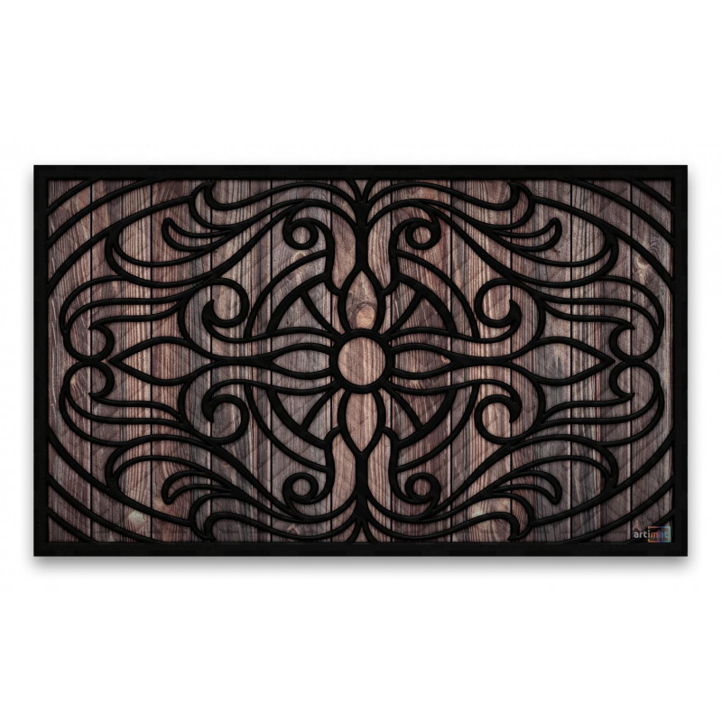 Килимок текстильний ДЗ 60*90 см Декор К-603-46 - Білий мармур