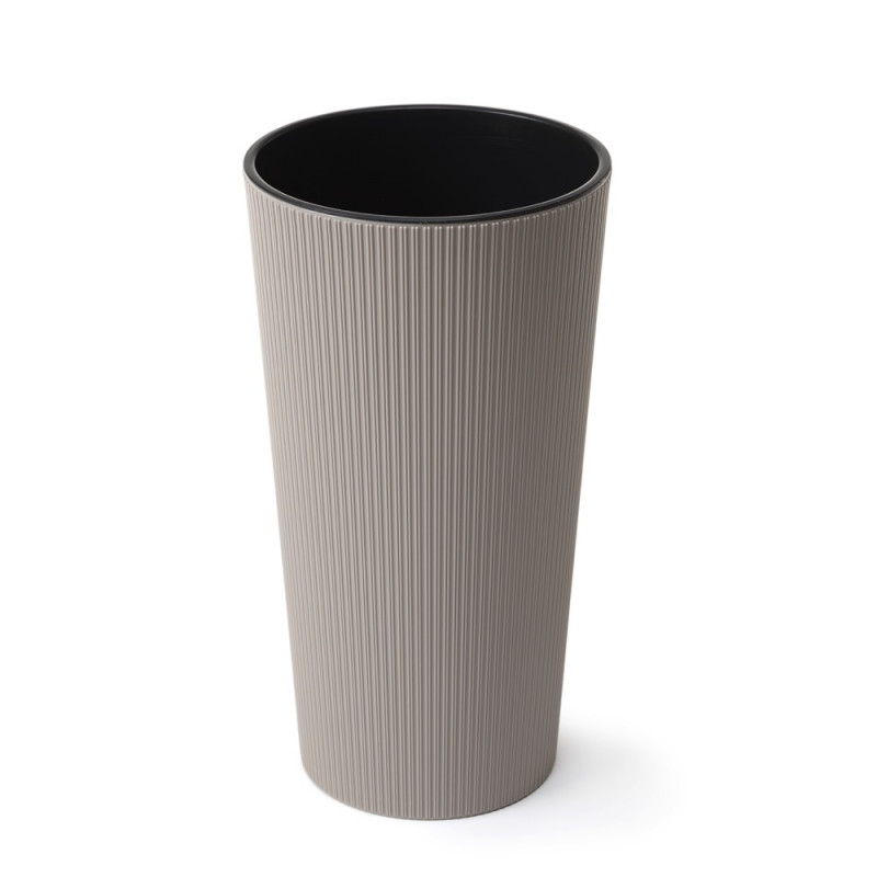 Горщик терасний Ламела Лілія Джампер 30 см з вкладом 865 - Фуксія