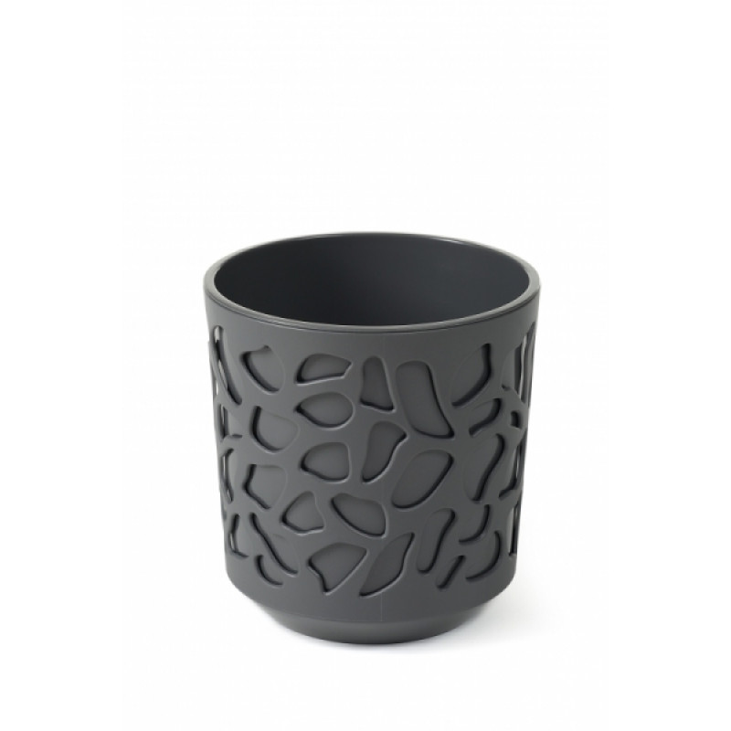 Горщик для квітів із вкладом Ламела Дует 19 см 761 - Аметист