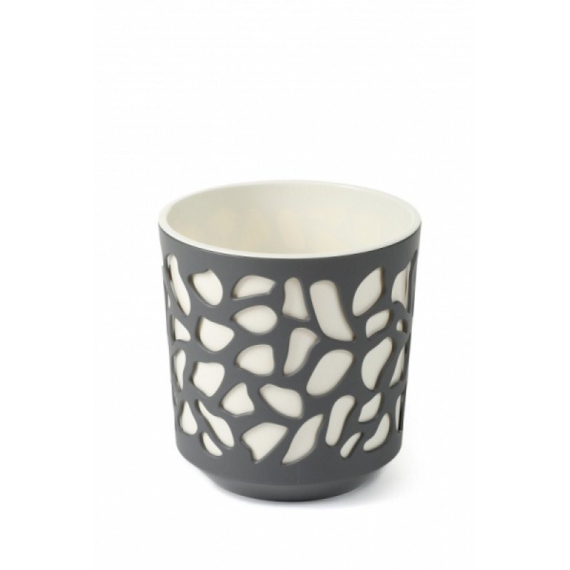 Горщик для квітів із вкладом Ламела Дует 19 см 761 - Аметист