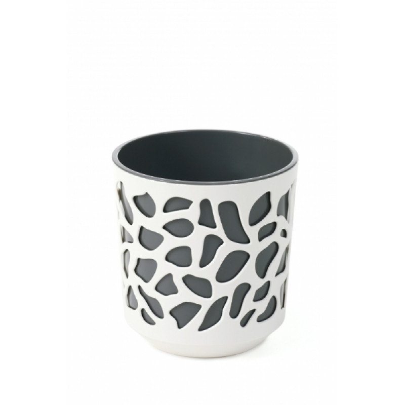 Горщик для квітів із вкладом Ламела Дует 19 см 761 - Аметист