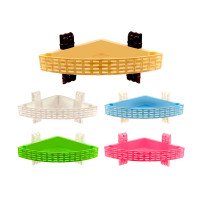 Полка 1-ярусная угловая R-plastic Ротанг