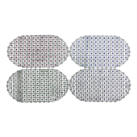 Килимок для душової Eco Fabric Крапка 63х34см Синій 6334-001