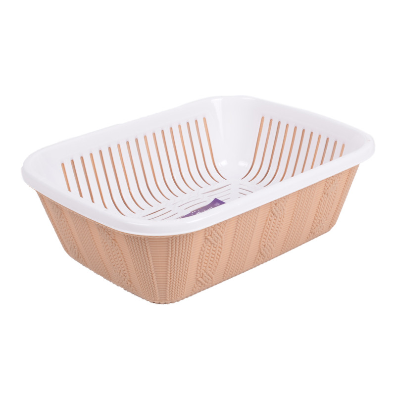 Хлібниця з кошиком StarsPlast 270*200*77 мм 94117 - Лимонний