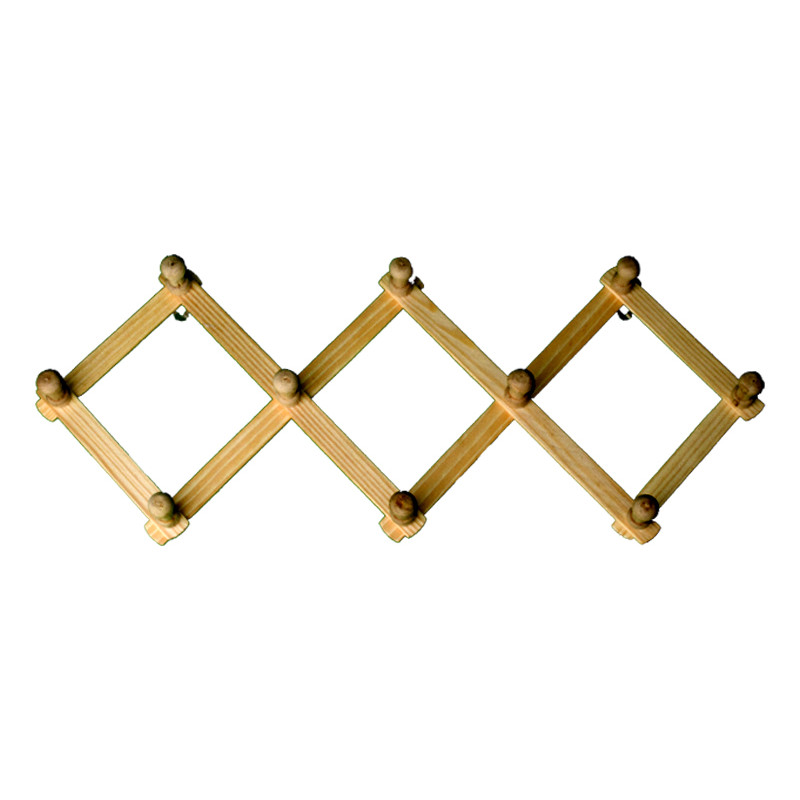 Вішак дерев*яний на 10 гачків Вг-Мікс Гармошка 058972 - Фіолетовий