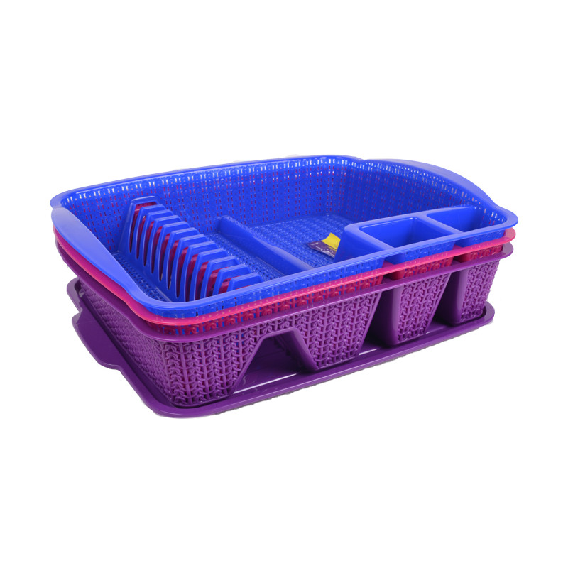 Сушка для посуду StarsPlast велика 480*375*100 мм 94143 - Фіолетовий