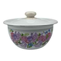 Салатник з кришкою Idilia 1,5 л 2608/2 Анабель Молочна