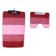 Набір килимків для ванної 60*100 см Banyolin Сільвер 2 пр - Рожевий