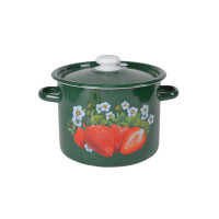 Кастрюля Idilia 5,5 л 1617/4 Клубника Зеленая