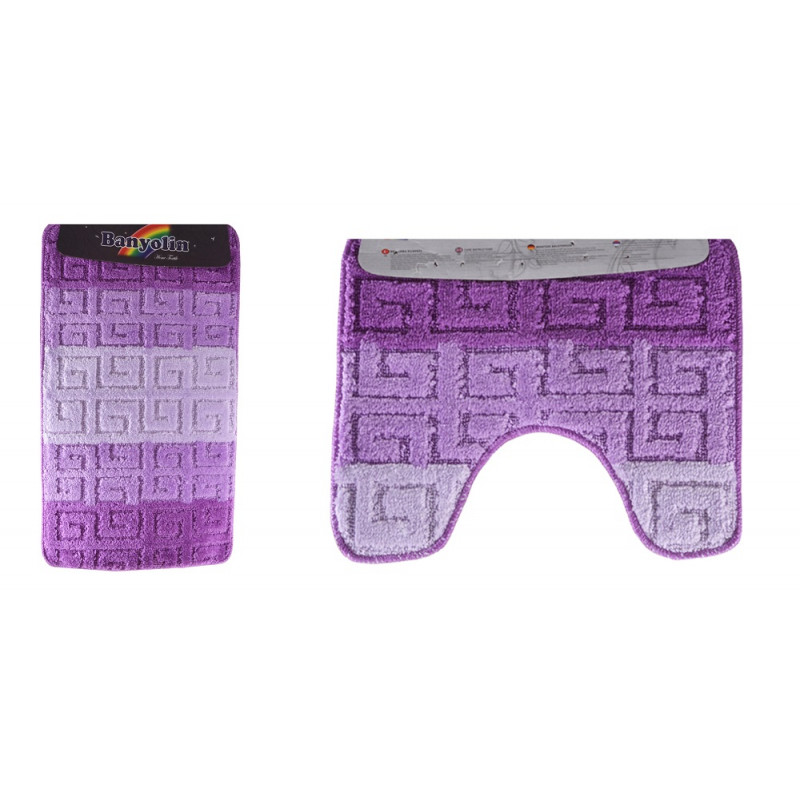 Набір килимків для ванної 60*100 см Banyolin Сільвер 2 пр