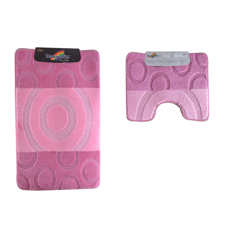 Набір килимків для ванної 60*100 см Banyolin Сільвер 2 пр