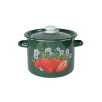 Кастрюля Idilia 5,5 л 1617/4 Клубника Зеленая