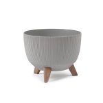 Горщик миса Ламела Рома Джампер EKO Wood 24 см на ніжках 962 - Бордовий