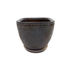 Горщик керамічний КООП Сицилія Лабіринт Ретро 17 см 0001