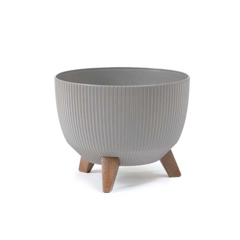 Горщик миса Ламела Рома Джампер EKO Wood 24 см на ніжках 962 - Бордовий