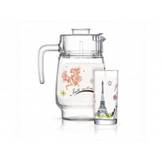 Набір для соку Luminarc 7 пр Haute couture blue Q5620