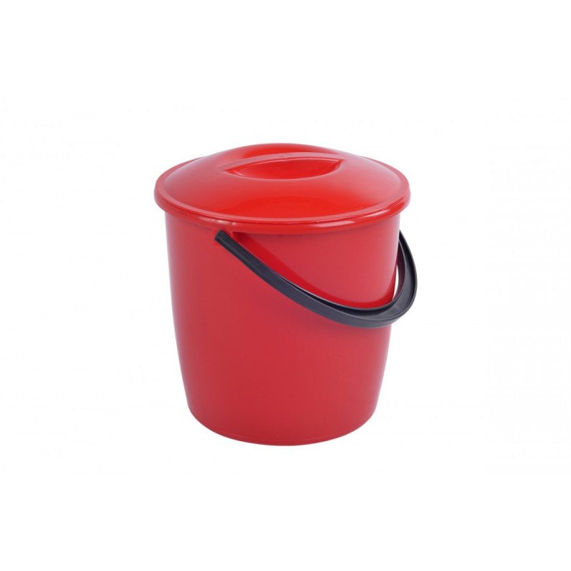 Відро з кришкою Мед 8 л V009 - Зелений