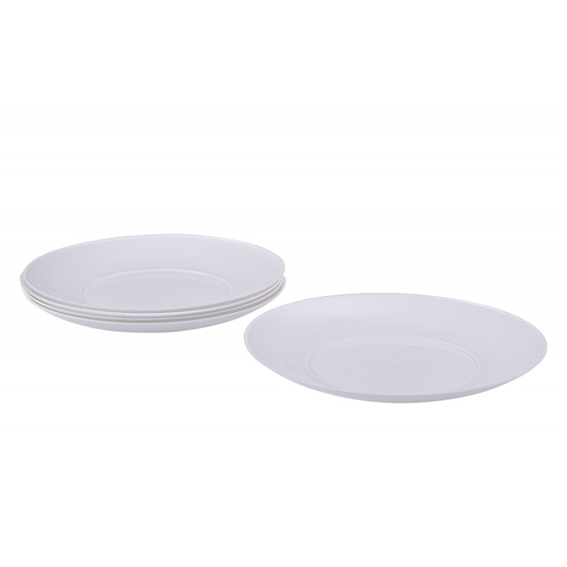 Тарілка пластикова сервірувальна Мед 21 см P058 - Коричневий