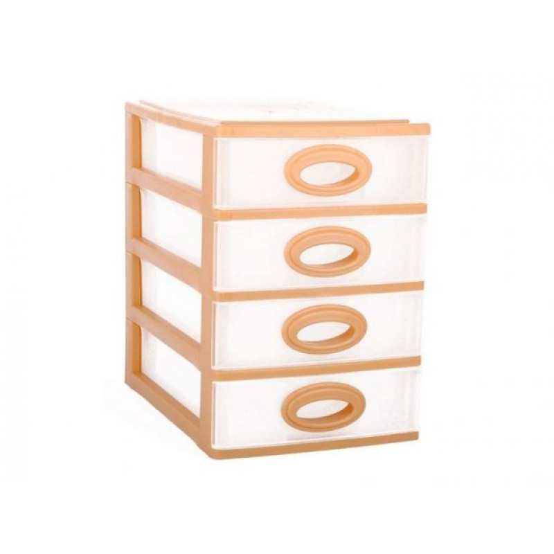 Комод канцелярський на 4 шухляди Консенсус Міні - Чорний