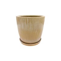 Горщик керамічний КООП Гоббі Долото №1 Пісковий 22 см 0180