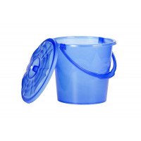 Відро з кришкою R-plastic 12 л прозоре