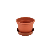 Горщик для квітів Ondrik Plast Равена 15/14 см з підставкою