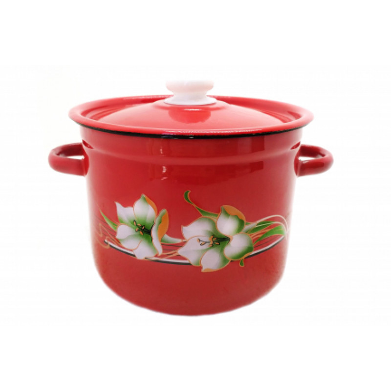 Каструля Idilia 5,5 л 1617/4 Лілія Темно-червона 34317 - Бронзовий