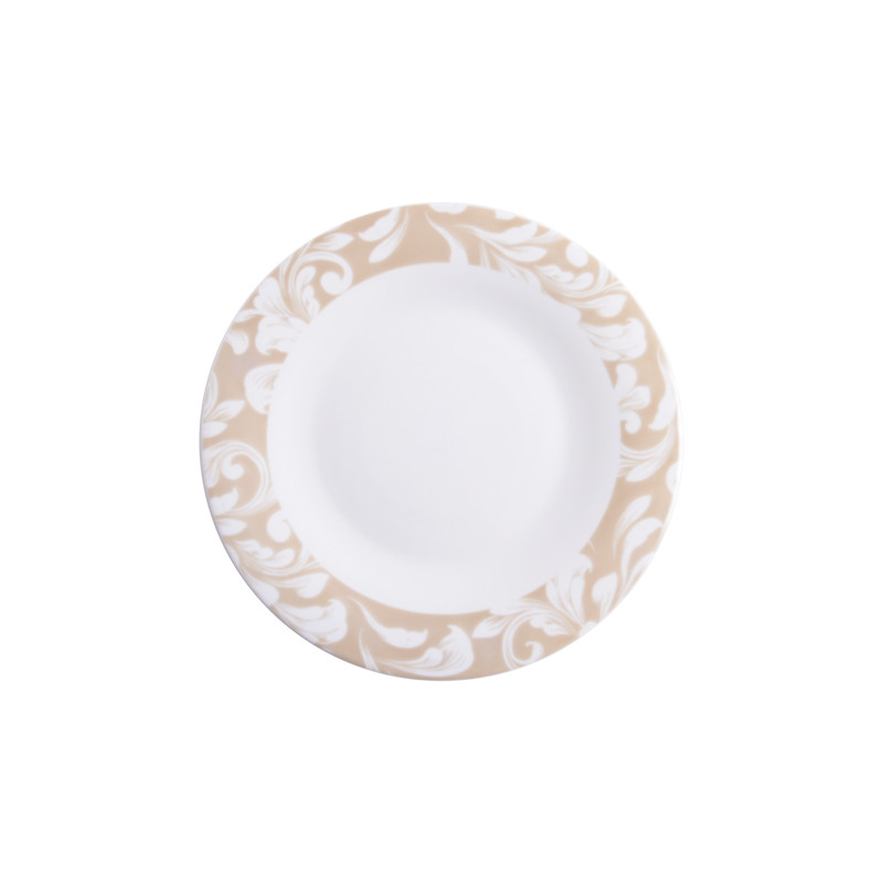 Тарілка обідня Vittora Aura Beige 23 см VT-1230AB