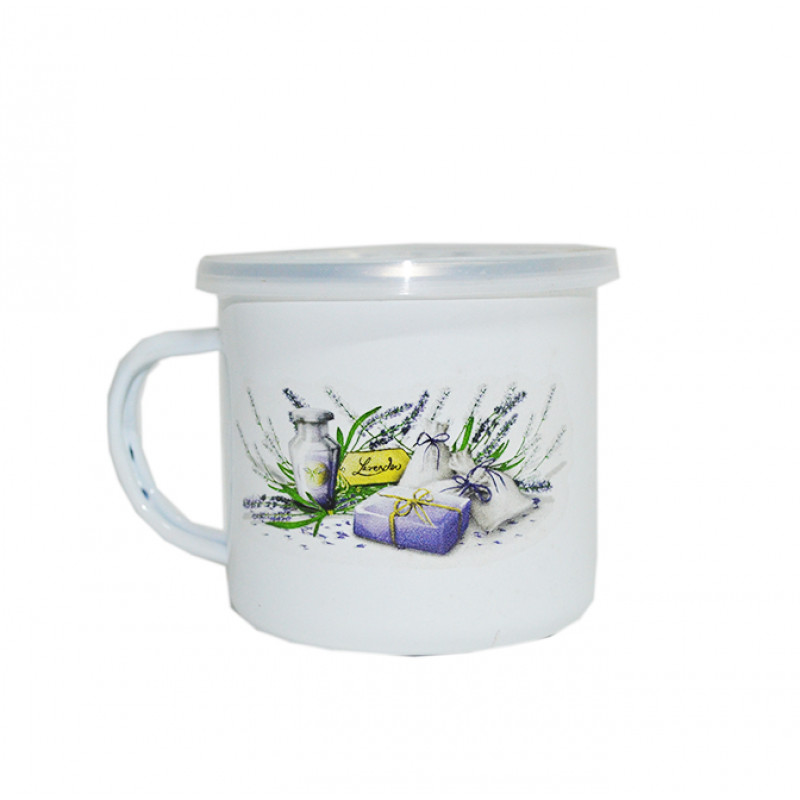 Кружка з кришкою Вг-Мікс 0,5 л Лаванда 340042  - Plum