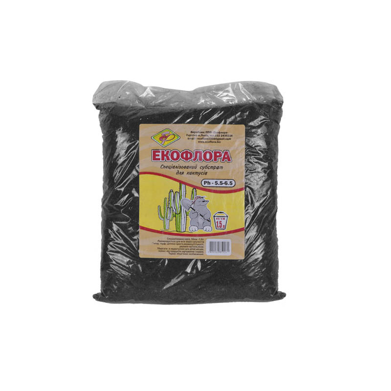 Субстрат для кактусів Екофлора 1,5 л - Еспресо