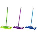 Швабра плоска локшина Eco Fabric 43 см бавовна EF-4026-GR - Сірий металік