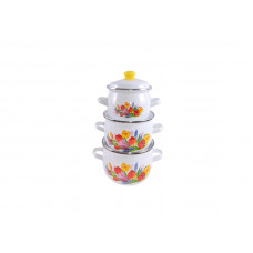 Набір каструль Idilia №928 Весняний букет 40171