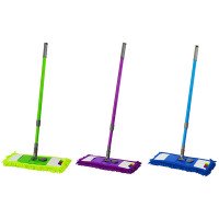 Швабра плоска локшина Eco Fabric 43 см бавовна EF-4026-GR