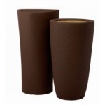 Кашпо керамічне Оріана Шовк Циліндр 17 л