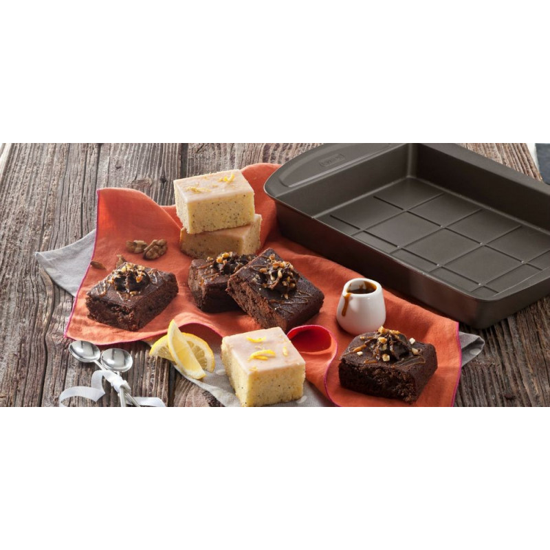 Форма для бісквіта Pyrex Asimetria 28*22 см - Помаранчевий