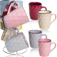 Набір 4 чашки на стійці 350 мл SNT Грані 021-04-11