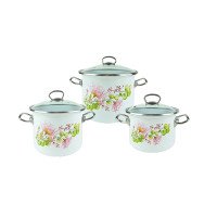 Набор кастрюль Idilia №1500 Цветочная вуаль 28487