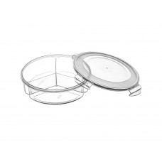 Контейнер Irak Plastik 3-секційний 3*0,45л круглий LC-500