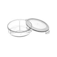 Контейнер Irak Plastik 3-секційний 3*0,45л круглий LC-500