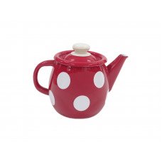 Чайник Idilia 1 л 2707/4 Красный белый горох 40201