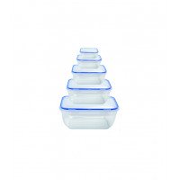 Набір контейнерів герметичних StarsPlast 5 шт 400,800,1400,2300,4000 мл 94073