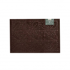 Килимок придверний Eco Fabric Листя 45*75 см Кориччневий 4575-006