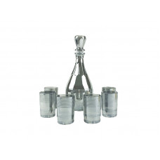 Набір кувшин Pasabahce Діоніс + 6 стопок Ромб